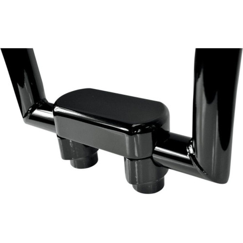 PartzBiz HD: 4415310-Drag Straight Black 1.5" Tall Forged Aluminum Risers W/ 1.5" Clamp for Harley  | Drag Specialties