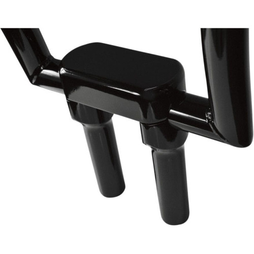PartzBiz HD: 4415286-Drag Straight Black 6" Tall Forged Aluminum Risers W/ 1.5" Clamp for Harley  | Drag Specialties