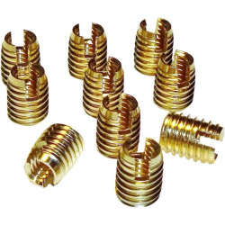 PartzBiz HD DS24040619 - Hard Bagger Additional Brass Fairing Inserts for Repair Kit Harley FLH/T Batwing | HDF-BRI-09