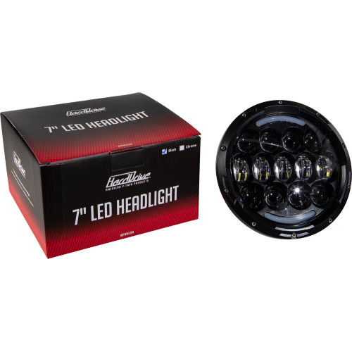 PartzBiz HD: 4415247-Harddrive CREE LED DRL ไฟหน้า 7” 105W 6000k White Angel Eyes Harley 94-Up