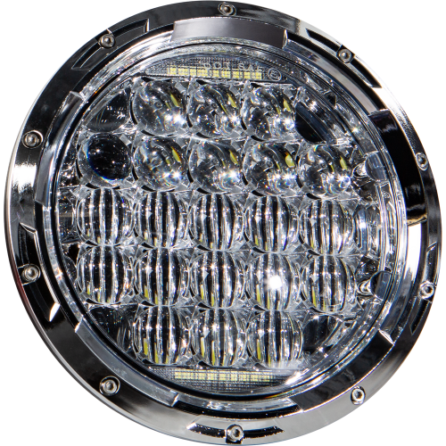PartzBiz HD: 4415220-Harddrive CREE LED DRL ไฟหน้า 7” 105W 6000k White Angel Eyes Harley 94-Up