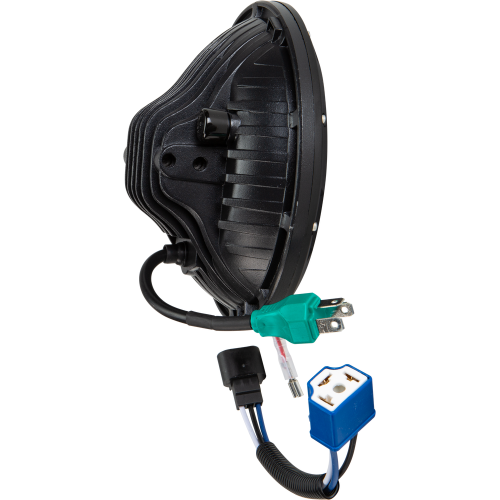 PartzBiz HD: 4415221-Harddrive CREE LED DRL ไฟหน้า 7” 105W 6000k White Angel Eyes Harley 94-Up