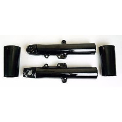 PartzBiz HD EPC-LEGS-49-BLK - Harley Davidson 14-Up Touring Fork Legs Powder Coated Gloss Black 49มม