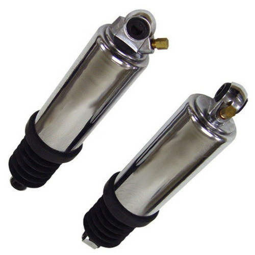 PartzBiz HD: 4415174-Harley Touring Bagger Chrome Heavy Duty Lowering 12" Air Shocks 80-17 54631-02B