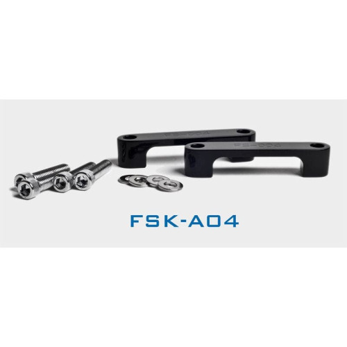 PartzBiz HD: 4415149-Hawg Halters Black 3/4" Spacer Kit for 6.5" Wide Front Fender Harley FLH 97-13 | FSK-A04