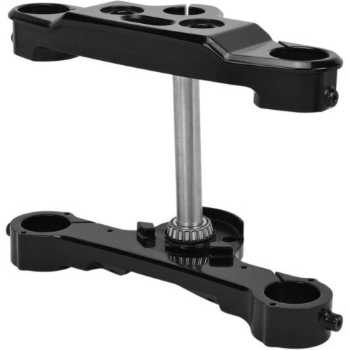 PartzBiz HD: 4415154-Hawg Halters HHI 49BKAR4 Black 4 Degree Triple Tree Rake 18-19 Harley-Davidson Softail FXBR Breakout Motorcycle 