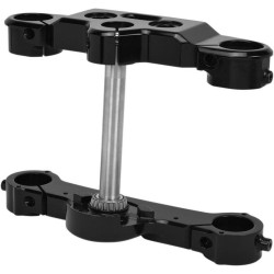 PartzBiz HD HHI-49SLAR4 - Hawg Halters HHI 49SLAR4 Black 4 Degree Triple Tree Rake 18-19 Harley-Davidson Softail FLSL Slim Motorcycle 