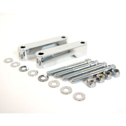 PartzBiz HD HHI-FSK-C15 - Hawg Halters HHI Chrome .89" Fender Spacers 21" Wheels Harley Touring 14-17 | FSK-C15 