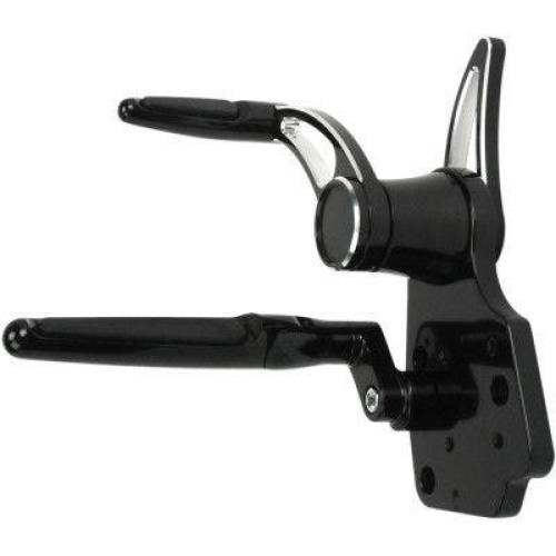 PartzBiz HD: 4415141-Hawg Halters HHI FCK-F14AS-FR-SE Black Forward Control Kit w/ Pegs H-D FLH 14-Up