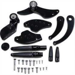 PartzBiz HD HHI-FCK-S18A-FR - Hawg Halters HHI FCK-S18A-FR Black Forward Control Kit w/ Pegs H-D Softail 18-Up PartzBiz HD HHI-FCK-S18A-FR - Hawg Halters HHI FCK-S18A-FR Black Forward Control Kit w/ Pegs H-D Softail 18-Up