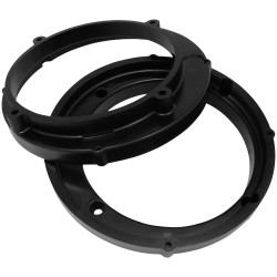 PartzBiz HD TR049993 - Hawg Wired 5.25" To 6.5" Speaker Adapter Rings for Harley FLH/T