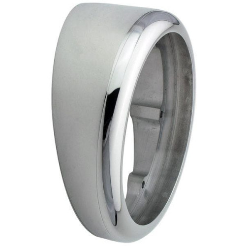 PartzBiz HD: 4415093-Headwinds ขัดเงา 7 ” Snub Nose 14 องศา Raked Headlight Bezel Harley FLH/T 1-7029SAA-14