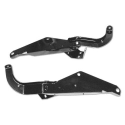 PartzBiz HD VT50-0279-A - Heavy Duty Speaker Inner Fairing Support Brackets Harley FLH/T Batwing Repl OEM 58938-96B & 58939-96B