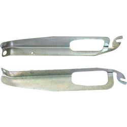 PartzBiz HD 643230 - Heavy Duty Speaker Inner Fairing Support Brackets Harley FLH/T Batwing Repl OEM 58938-96B & 58939-96B