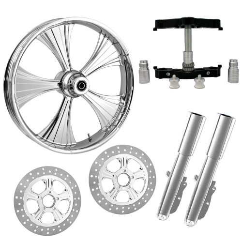 PartzBiz HD: 4415062-Helo Chrome 23” ยางล้อแบบ Dual Rotors พร้อมท่อนล่างและตัวเลื่อนแบบ Raked Triple Trees | HELO-DUAL-CHR-KIT-PCKG PartzBiz HD: 4415062-Helo Chrome 23” ยางล้อแบบ Dual Rotors พร้อมท่อนล่างและตัวเลื่อนแบบ Raked Triple Trees | HELO-DUAL-CHR-KIT-PCKG