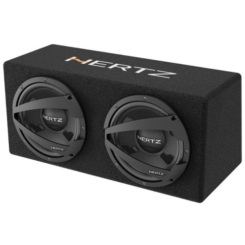 PartzBiz HD: 4415048-Hertz Dieci DBX 252.3 Subwoofer Dual 10” 2 Ohm 300W RMS Sub-Box เครื่องเสียงรถยนต์ 12V