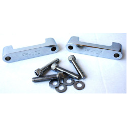 PartzBiz HD HHI-FSK-C06-N - HHI Chrome Fender FLH .94" Spacers For 23" 26" Fenders 6" Wide Harley FLH/T | FSK-C06