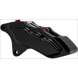 PartzBiz HD HHI-LHSAB6018 - HHI Hawg Halters 6 Piston Black Left Side Caliper Harley Davidson 11.8 Dresser | LHSAB6018 PartzBiz HD HHI-LHSAB6018 - HHI Hawg Halters 6 Piston Black Left Side Caliper Harley Davidson 11.8 Dresser | LHSAB6018