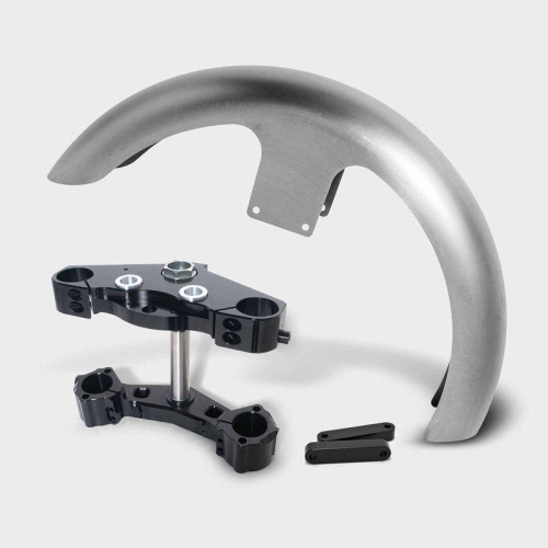 PartzBiz HD: 4414921-HHI Hawg Halters Kit # 1 X23 Raked Triple Tree Fender ปลายด้านหน้าชุด 97-13 FLH PartzBiz HD: 4414921-HHI Hawg Halters Kit # 1 X23 Raked Triple Tree Fender ปลายด้านหน้าชุด 97-13 FLH