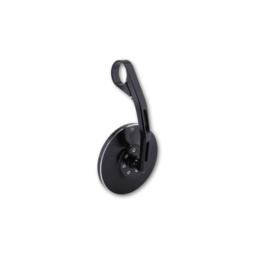 PartzBiz HD: 4414881-Highsider Black Conero 2 Long Bar End Mirror 7/8 to 1" Adjustable CNC Universal