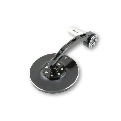 PartzBiz HD: 4414882-Highsider Black Conero Bar End Mirror 7/8 to 1" Adjustable CNC M10 Universal