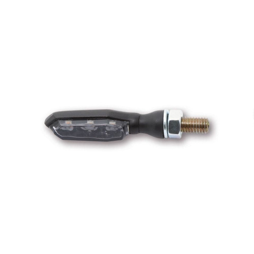 PartzBiz HD: 4414854-Highsider Black Sonic X-1 ไฟท้าย/ไฟเบรค LED และไฟเลี้ยว CNC Universal 254-270