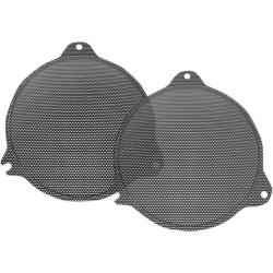 PartzBiz HD DS44050375 - Hogtunes Thick Mesh Front Fairing Speaker Grilles Harley Batwing Models 14-16 | SG RM GRILL