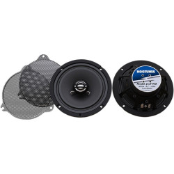 PartzBiz HD DS44050556 - Hogtunes 462F-RM สีดำ ลำโพงหน้าสำหรับเปลี่ยนขนาด 6.5 นิ้ว Harley Touring 14-Up Harley Davidson Touring Bagger Dresser FLHT FLHX Electra Glide วิทยุ ระบบเสียงสเตอริโอ การเปลี่ยนการอัพเกรดเสียง ทวีตเตอร์วูฟเฟอร์ใหม่ที่ดีที่สุด Full Range 4405-0555 44050555