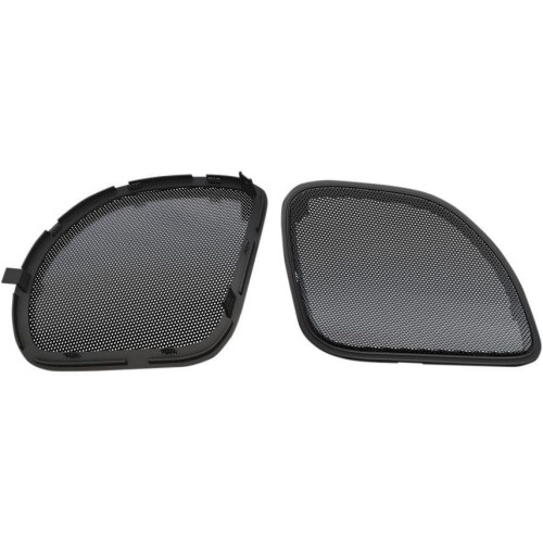 PartzBiz HD: 4414816-Hogtunes Black Trim Mesh Front Fairing ตะแกรงลำโพง Harley Road Glide 15-16 | RG RM กริลล์