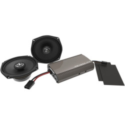 PartzBiz HD DS44050494 - Hogtunes Complete Front Amp 225Watt & GEN3 6.5” Speaker Harley Batwing 99-13 | 225 เอสจี คิท-เอเอ