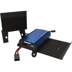 PartzBiz HD DS44050490 - Hogtunes ชุดแอมป์ด้านหน้า 225 วัตต์และเฉพาะเมาท์ Harley FLH/T 14-18 | REV225-RM