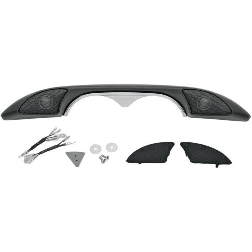 PartzBiz HD: 4414826-HogTunes Dash Trim ลำโพงทวีตเตอร์สำหรับ Harley Touring FLH/T 98-13 | HF-1 4405-0172 44050172