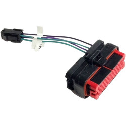 PartzBiz HD DS21200771 - HogTunes Rear Speaker Plug Adapter Kit for Harley FLH/T 06-13 RR PLUG-AA