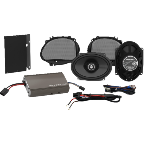 PartzBiz HD: 4414796-Hogtunes Road Glide XL Series Speaker/Amp Kit 4 Harley 98-13 FLTR/FLTRX | 225 RG57 KIT-XL