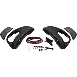 PartzBiz HD DS44050427 - Hogtunes Unloaded 6x9 ฝาปิดลำโพงสำหรับ Harley Rushmore 14-18 Harley Touring 4405-0427 44050427