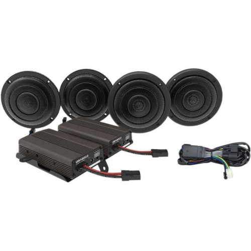 PartzBiz HD: 4414806-HogTunes Wild Boar 600 Watt Amp & 4 Speaker Audio Kit Ultra Harley 14-18 | WBA ULTRA KIT PartzBiz HD: 4414806-HogTunes Wild Boar 600 Watt Amp & 4 Speaker Audio Kit Ultra Harley 14-18 | WBA ULTRA KIT