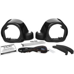 PartzBiz HD DS44050532 - Hogtunes Wild Boar Audio 6.5" Lower Fairings Speaker Adapter Harley Liquid Cooled