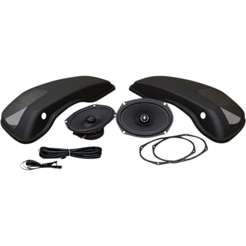 PartzBiz HD: 4414776-Hogtunes XL 6" x 9" 200w Speakers & Lid Kit 692-XL LID-RM Harley Touring 14-20 PartzBiz HD: 4414776-Hogtunes XL 6" x 9" 200w Speakers & Lid Kit 692-XL LID-RM Harley Touring 14-20