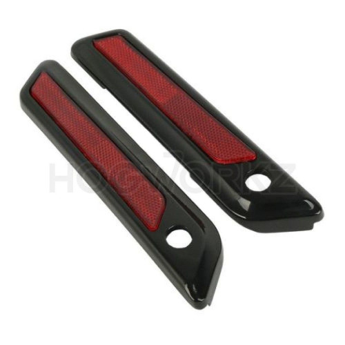 PartzBiz HD: 4414787-Hogworkz Blackout Saddlebag Lid Lever & Latch Hinge Cover for Harley 14-18 | HW129140-HW157801 PartzBiz HD: 4414787-Hogworkz Blackout Saddlebag Lid Lever & Latch Hinge Cover for Harley 14-18 | HW129140-HW157801