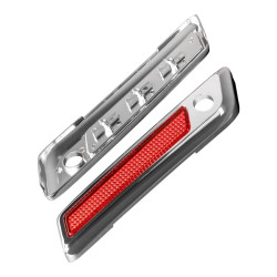 PartzBiz HD HW129142 - Hogworkz Blackout Saddlebag Lid Lever & Latch Hinge Cover for Harley 14-18 | HW129140-HW157801 PartzBiz HD HW129142 - Hogworkz Blackout Saddlebag Lid Lever & Latch Hinge Cover for Harley 14-18 | HW129140-HW157801