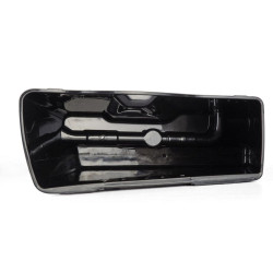 PartzBiz HD HW149201 - Hogworkz 2-Into-1 4" Stretched Saddlebags w/ Lids Harley '94-'13 FLH - Unpainted | HW149208