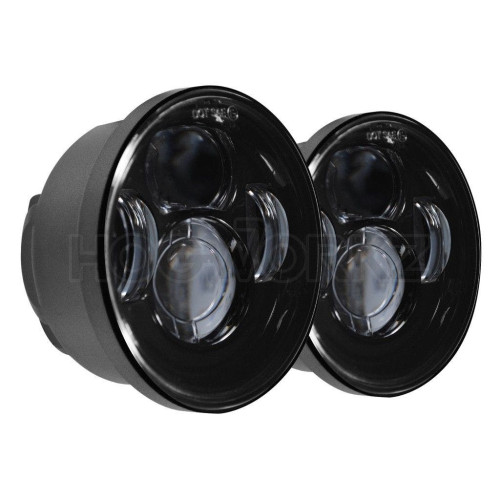 PartzBiz HD: 4414757-Hogworkz 4.65" Blackout LED Daymaker Style Headlights for Harley Davidson FXD Dyna Fat Bob | HW195208 Custom Aftermarket Bright white Motorcycle Bike Chopper Lighting Light bulb Headlamp Upgrade PartzBiz HD: 4414757-Hogworkz 4.65" Blackout LED Daymaker Style Headlights for Harley Davidson FXD Dyna Fat Bob | HW195208 Custom Aftermarket Bright white Motorcycle Bike Chopper Lighting Light bulb Headlamp Upgrade