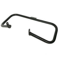PartzBiz HD HW157017 - Hogworkz Black 1.25” การ์ดเครื่องยนต์ Crash Bar Harley FL Softail 00-17 ดีที่สุดสำหรับการฝ่าวงล้อม Fat Boy Bob Low Slim Sport Glide Heritage Deluxe Street Performance Highway HW157015