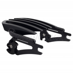 PartzBiz HD HW157319 - Hogworkz ชั้นวางสัมภาระ Stealth B2 แบบถอดได้ สีดำ Harley Touring 09-Up