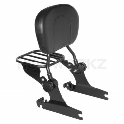PartzBiz HD HW157118 - Hogworkz Black Easy Detachable Sissy Bar Luggage Rack Harley Softail 00-17 PartzBiz HD HW157118 - Hogworkz Black Easy Detachable Sissy Bar Luggage Rack Harley Softail 00-17