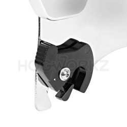 PartzBiz HD HW157222 - Hogworkz Chrome Easy Detachable Sissy Bar Luggage Rack Harley Touring 97-08