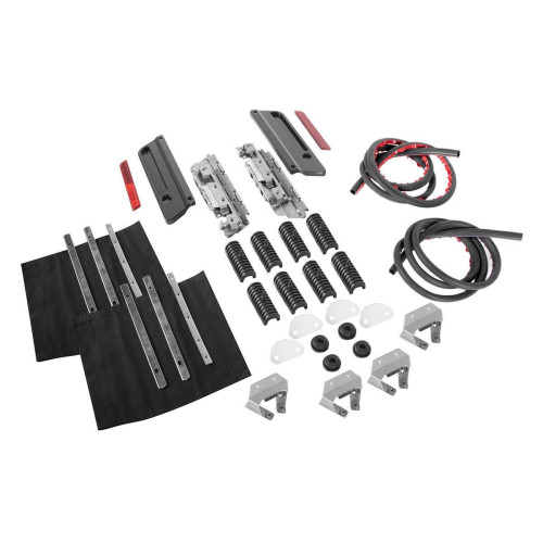 PartzBiz HD: 4414741-Hogworkz Black Harley '93-'13 Saddlebag Mounting Hardware Latch Lock Kit Harley | HW131371