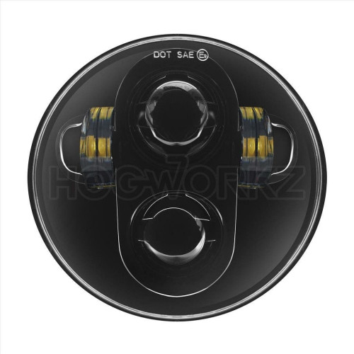 PartzBiz HD: 4414705-Hogworkz Blackout 5 3/4" LED Harley Daymaker Style Headlight V-Rod Softail Dyna HW195004