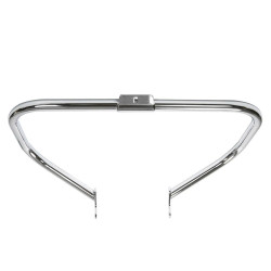 PartzBiz HD HW157016 - Hogworkz Chrome1.25 ” การ์ดเครื่องยนต์ Crash Bar Harley FL Softail 00-17 HW157016 ดีที่สุดสำหรับ breakout fat boy bob low slim sport glide Heritage deluxe street Performance Highway HW157015