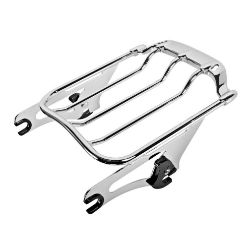 PartzBiz HD: 4414686-Hogworkz Chrome Air Wing Two Up Luggage Rack Harley Davidson '09-'19 Touring Storage Tourer 523000257 523000258